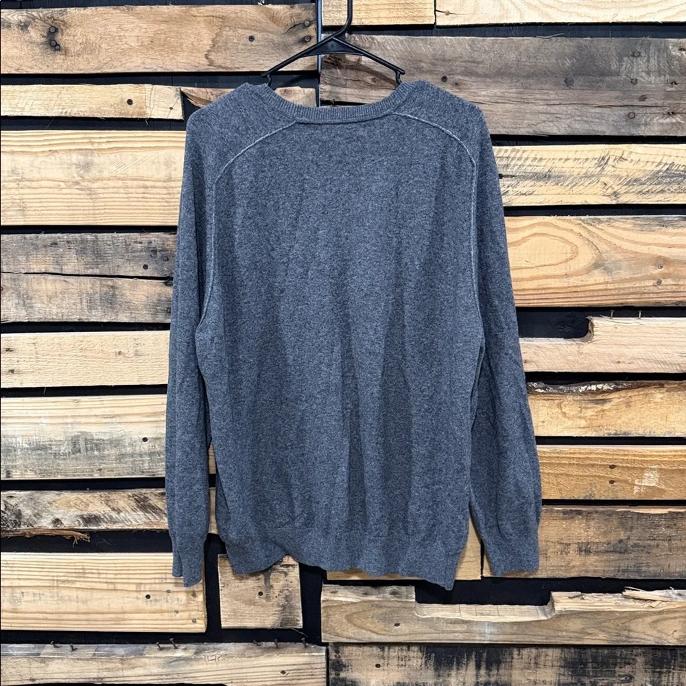 Banana Republic Men’s‎ Gray Italian Yarn Wool/Cashmere Blend Crewneck Sweater XL